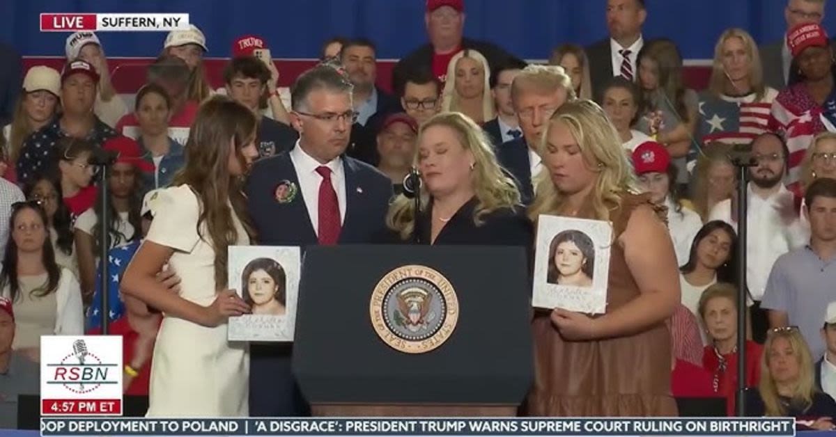 Watch: Trump Brings Slain Loyola Students Family Onstage And Drops A Devastating Truth About Bidens Border Chaos