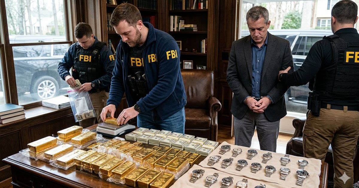 FBI Raids Former CIA Executives Home, Finds Mountains Of Gold  Court Filings Reveal One Ominous Mystery