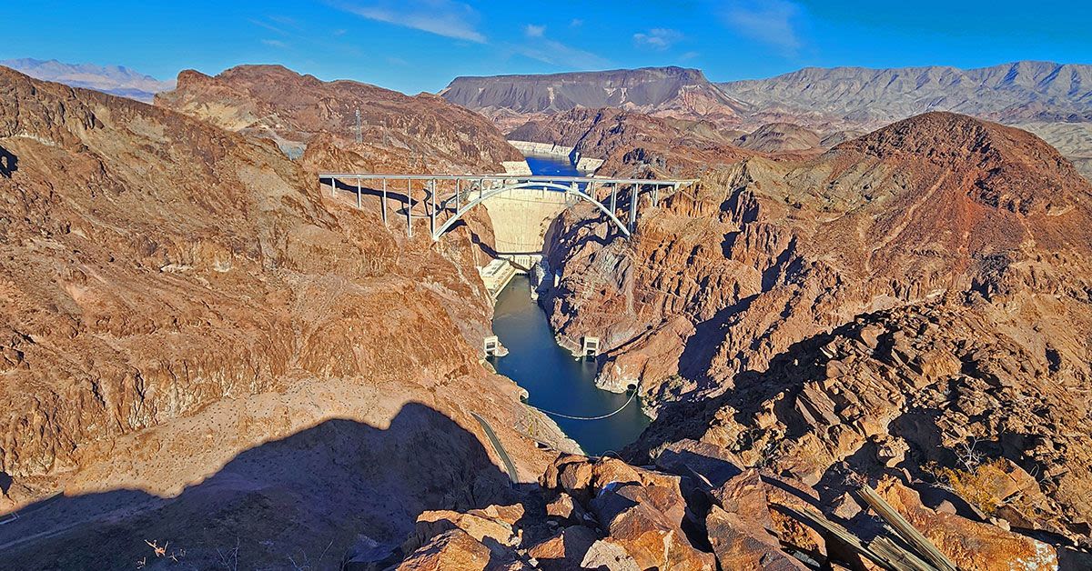 Nevada And Arizona Just Turned Hoover Dam Into A Towering Tribute To American Power