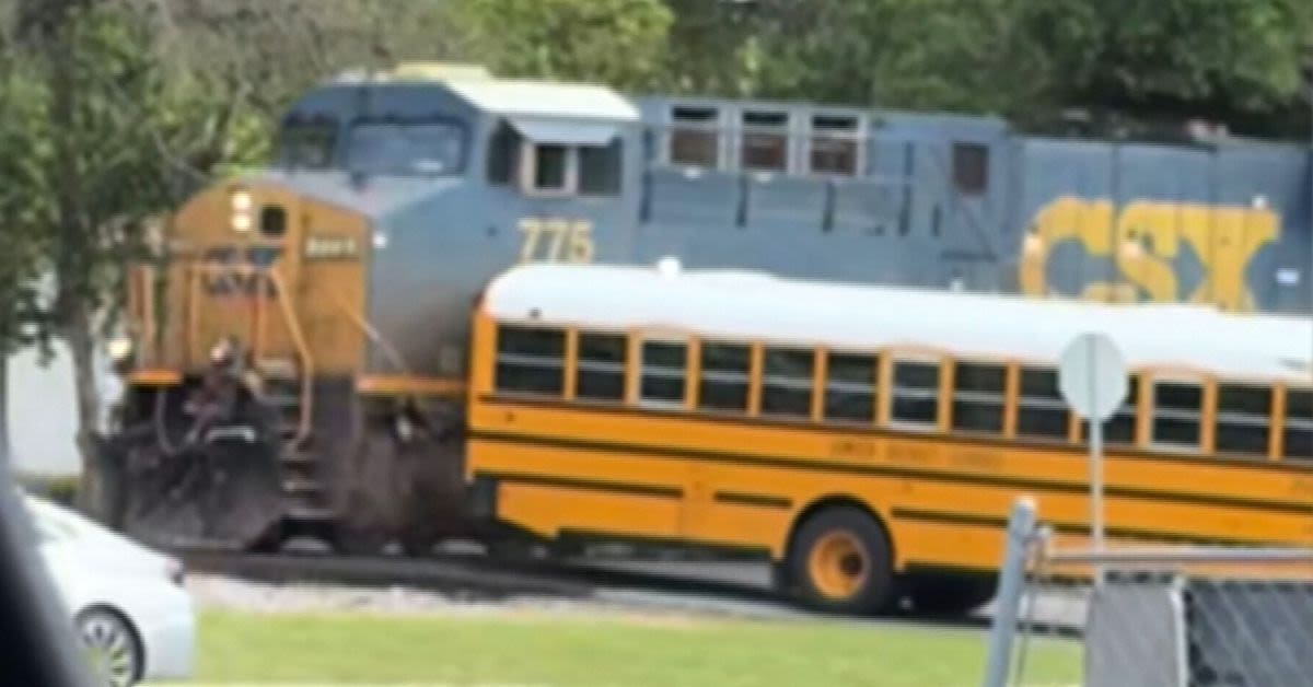 Must See Video: Bus Driver Hit With 29 Child-Neglect Charges After Terrifying Near-Train Collision