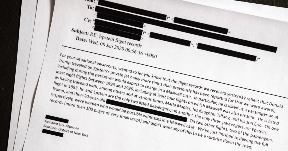 DOJ Under Fire As Democrat And Republican Unite To Blast Improper Epstein Redactions