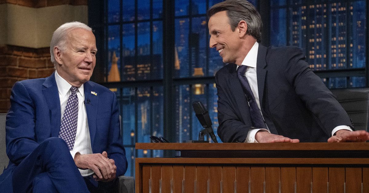 WATCH: Biden Dismisses Age Apprehensions During Late Night Appearance With Seth Meyers