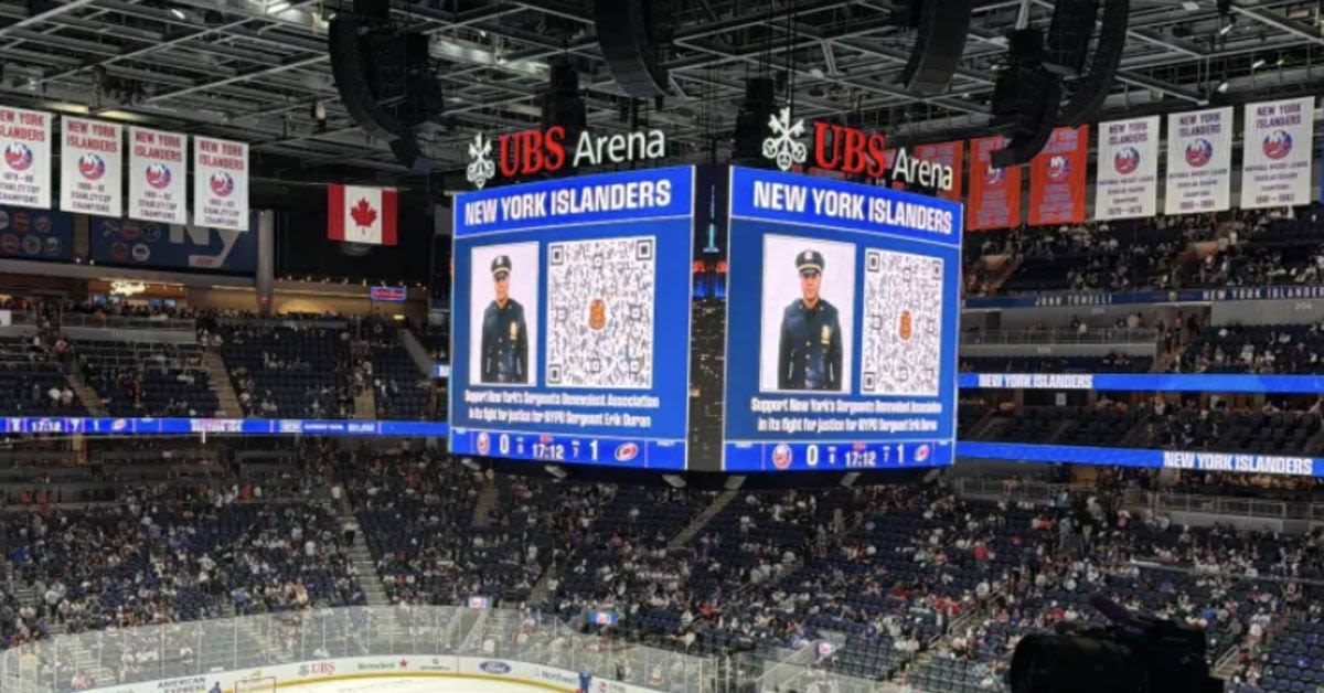 Islanders Fans Hijack NHL Game To Blast Radical Bronx Judge And Rally Cash For Jailed NYPD Hero