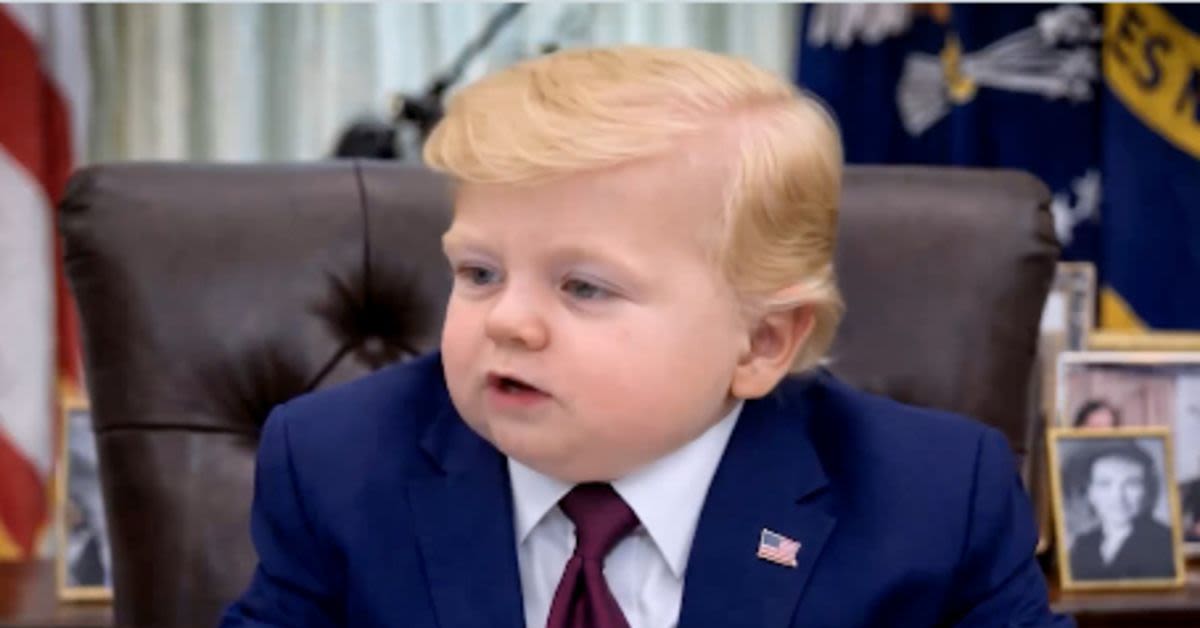 The Internet Cannot Stop Watching These 'Potty-Humor' Baby Trump Memes