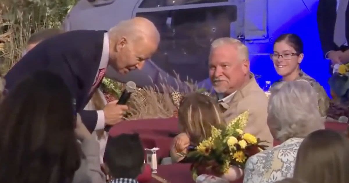 Creepy Joe On The Prowl Again: Biden Puts 6-Year-Old Girl On The Spot At Thanksgiving Event