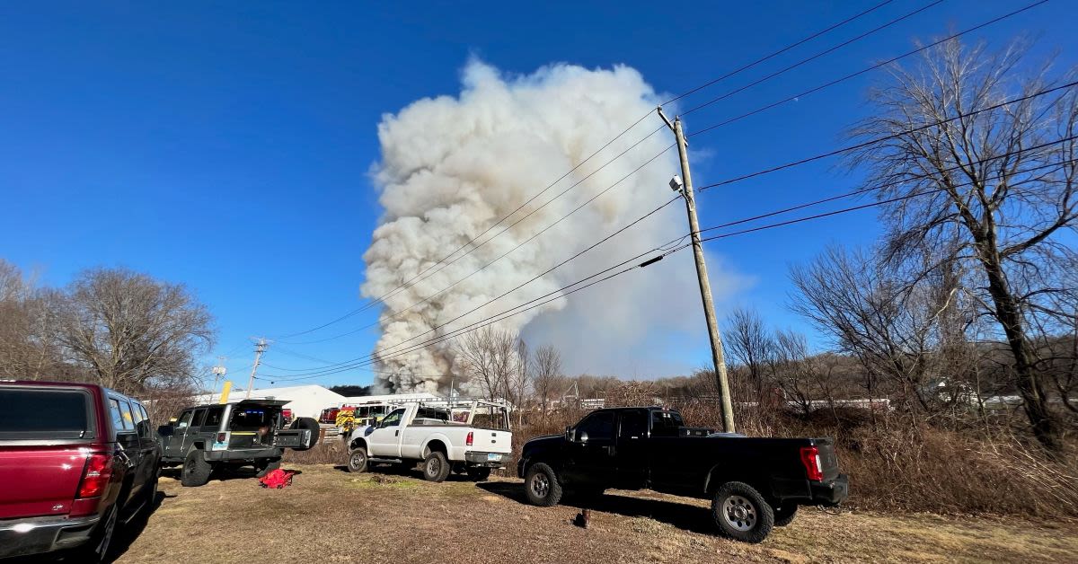 Very Sketchy: Massive Fire OBLITERATES Egg Farm In Connecticut (Video)