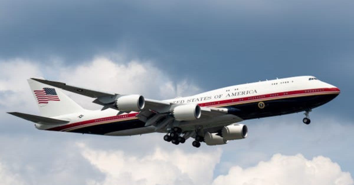 Trump Showcases And Touts New Air Force One Following Its First Official Flight
