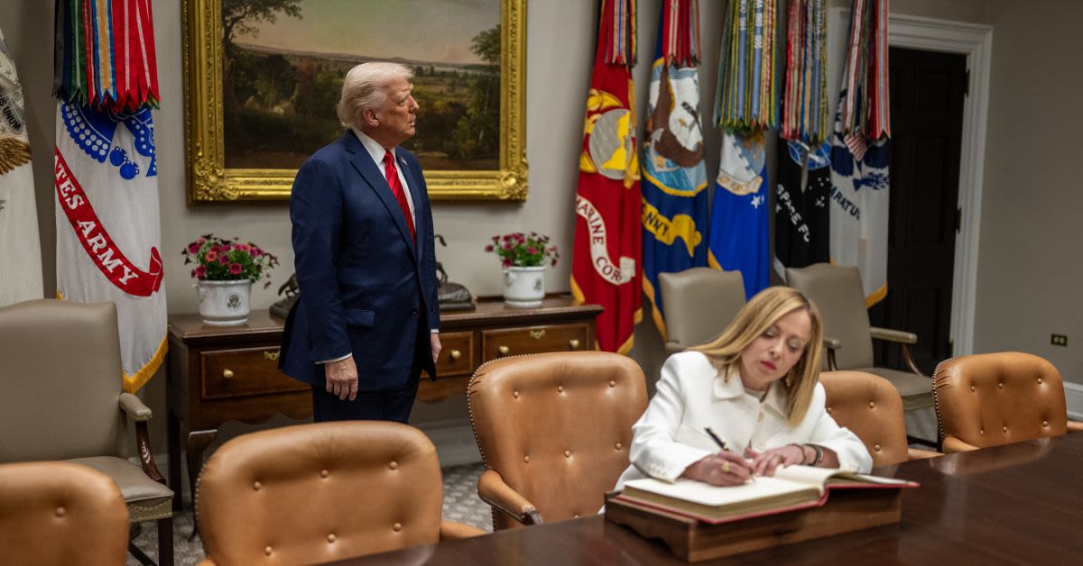 Trump Explodes On Meloni Over Begging Photo ClaimThen Drops A NATO Bombshell She Wont Forget