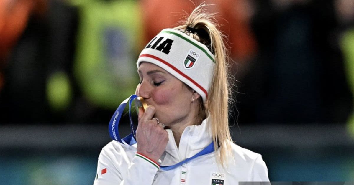 Watch: Gold Medalists Adorable Son Steals The Whole Show