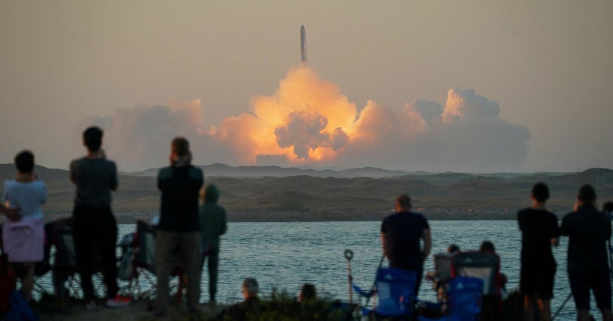 SpaceX&#039;s Starship Spectacle: Mega-Rocket Launch Ends In Explosive Drama Over Gulf Of Mexico