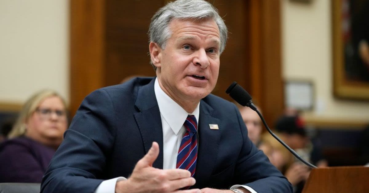 FBI Director Christopher Wray SILENT On Alarming Rise Of Terror Watch List Individuals At U.S. Border