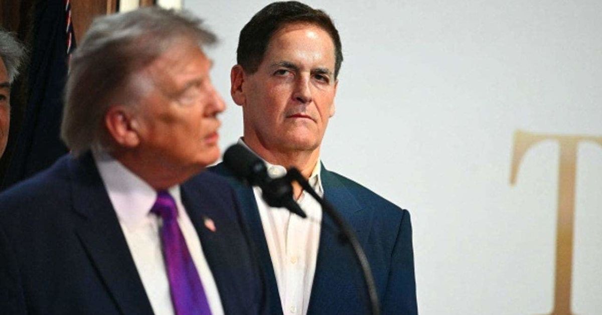 Mark Cuban Stands With Trump At White HouseBut Won't Take Back His Kamala Harris Endorsement