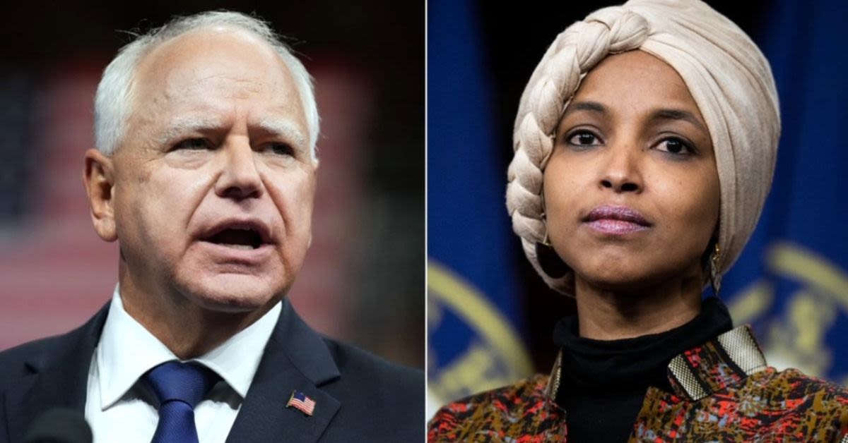 Controversial Photos Surface Linking Tim Walz And Ilhan Omar To Somali Fraudster