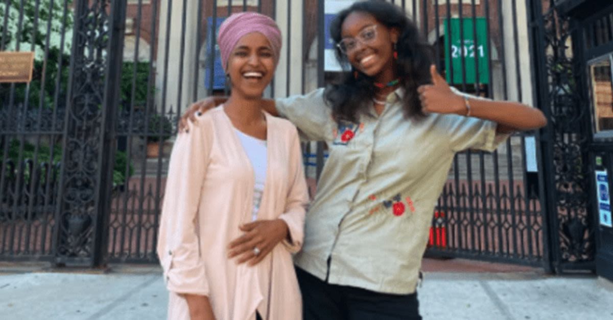 WATCH: Ilhan Omar WARMLY Welcomes Suspended Daughter At Columbia&#039;s Anti-Semitic Encampment