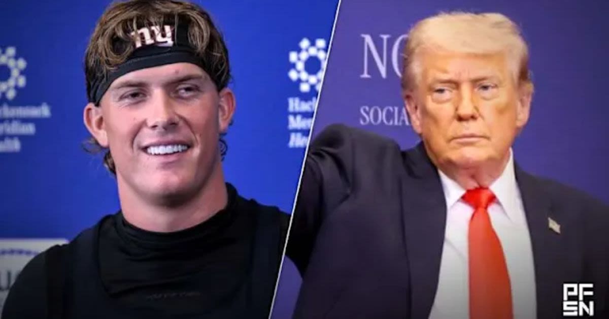 New York Giants Star Jaxson Dart Stuns Big Blue Fans With Fiery Trump Rally Endorsement