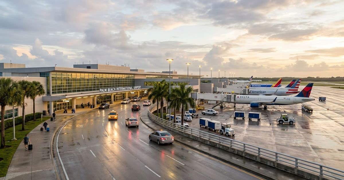 Trump Name Lands On Palm Beach Airport As Eric Trump Marks First Flight